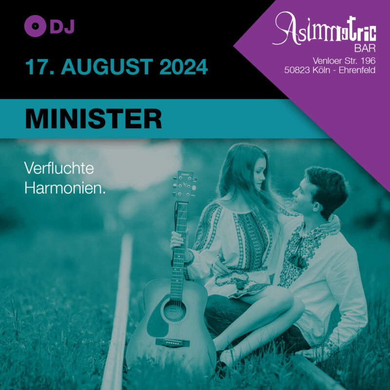 Furchtbare Harmonien. Minister - asimmetric bar - 17.8.2024