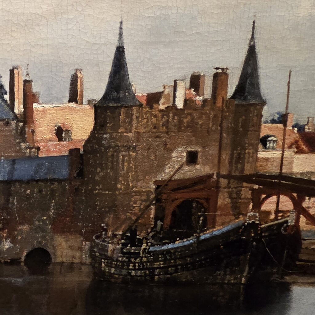 Johannes Vermeer: Die Ansicht von Delft (Detail)